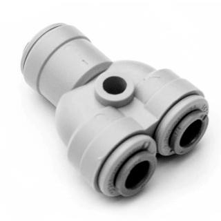 Trójnik wersja Y / rozdzielacz Y na wężyk elastyczny 3 x 1/4" marki John Guest - PI2308S
