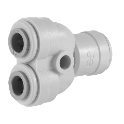 Trójnik wersja Y / rozdzielacz Y na wężyk elastyczny 3 x 3/8" marki John Guest - PI2312S