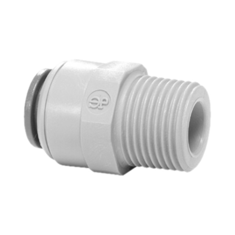 Złącze proste wkręcane 3/8" gwint BSPT x wężyk elastyczny Speedfit 3/8" marki John Guest - PI011203S