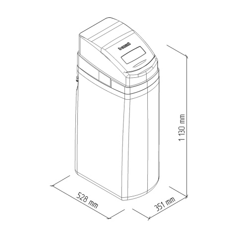 Zmiękczacz (uzdatniacz) wody Ecosoft Titanium Azure 180