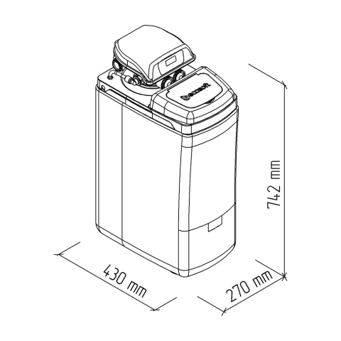 Zmiękczacz (uzdatniacz) wody Ecosoft Pink 200