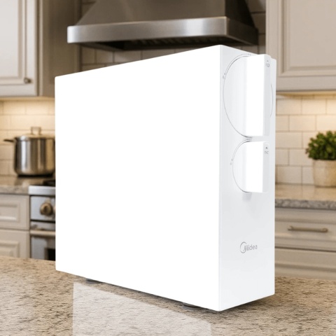 Stacja filtracji Midea 400 GPD R06 odwrócona osmoza "direct flow" + mineralizator FITAQUA AC-IL-MIN-QC 2″ QC