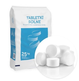 Tabletki solne - 25 KG (sól tabletkowana) do zmiękczaczy wody CIECH
