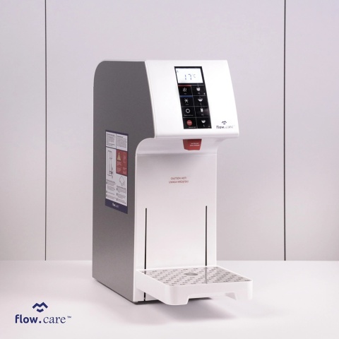 Warnik do wody marki Flow Care model HB18 White z wyświetlaczem dla HoReCa