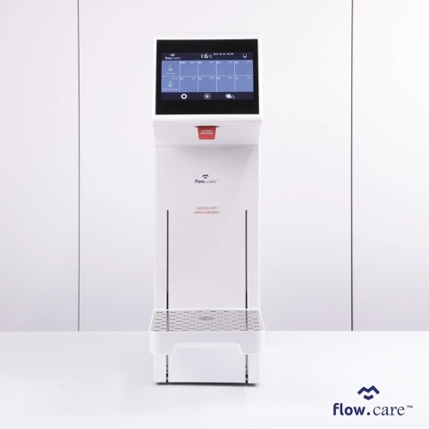 Warnik do wody marki Flow Care model HT25 PRO White z wyświetlaczem dla HoReCa